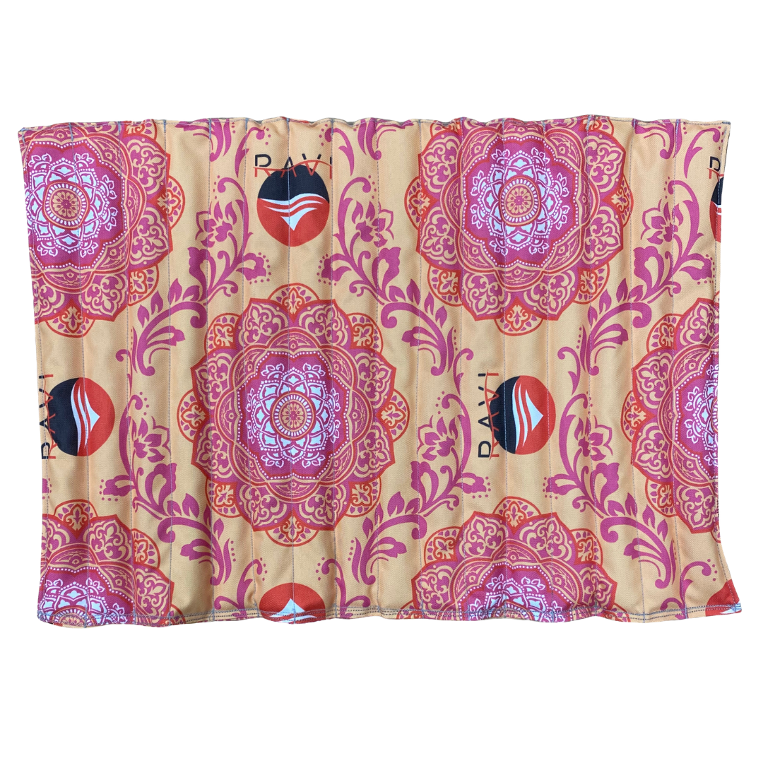 RAVI Weighted Blanket - Hug 4.5 lbs, Fire Mandala image