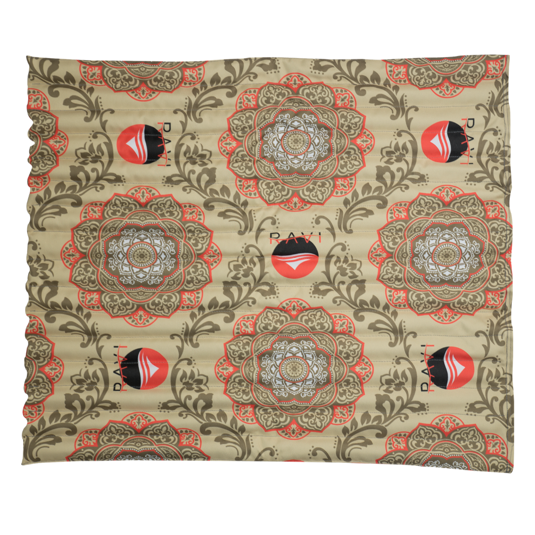 RAVI Weighted Blanket - Yoga 8.5 lbs, Earth Mandala image