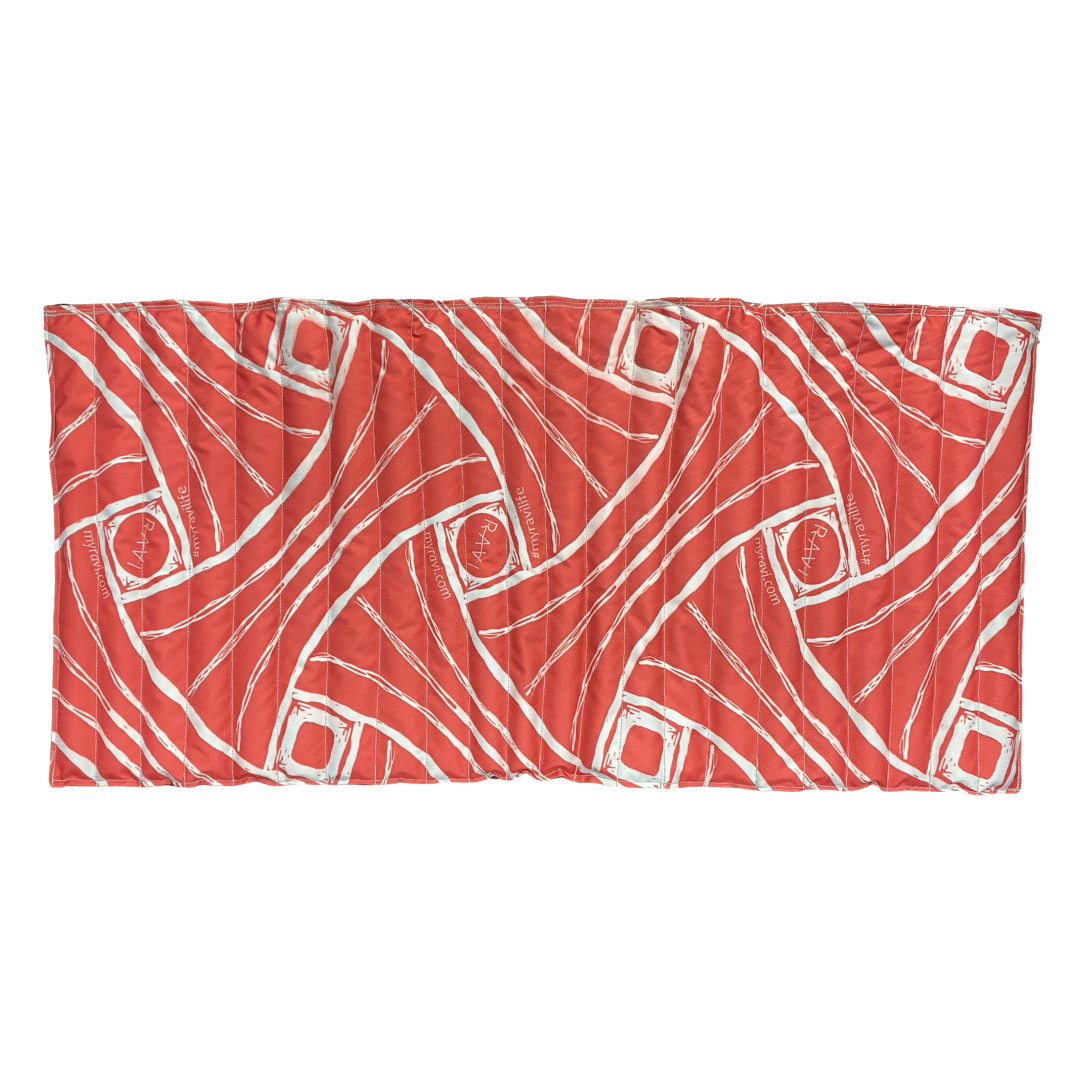 RAVI Weighted Blanket - Calm 7.5 lbs, Sunset image